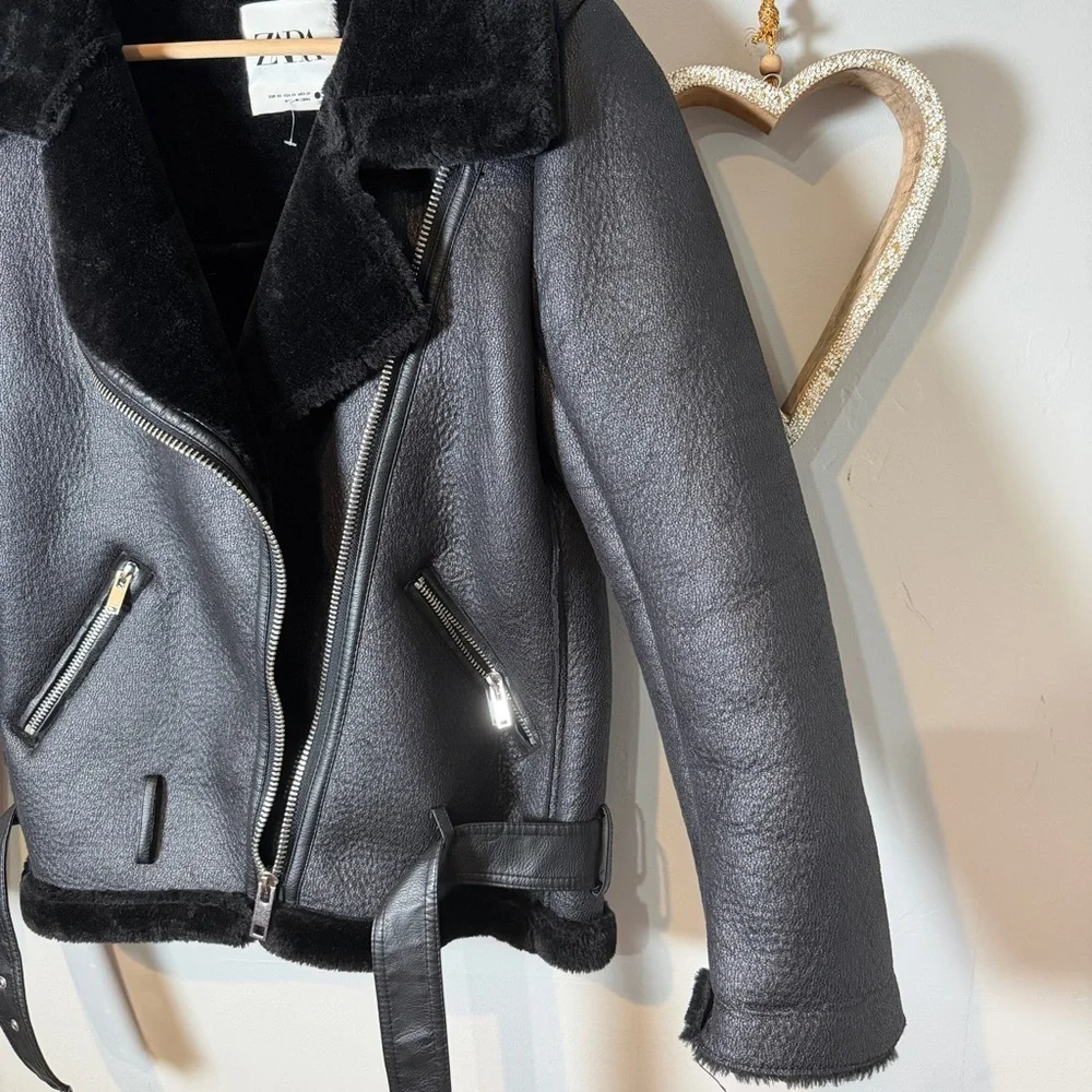 Zara faux shearling